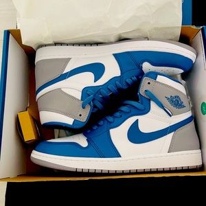 *Bundle* Nike True Blue Jordan 1 Sz. 12.5 and Matching Hoodie Sz. L
